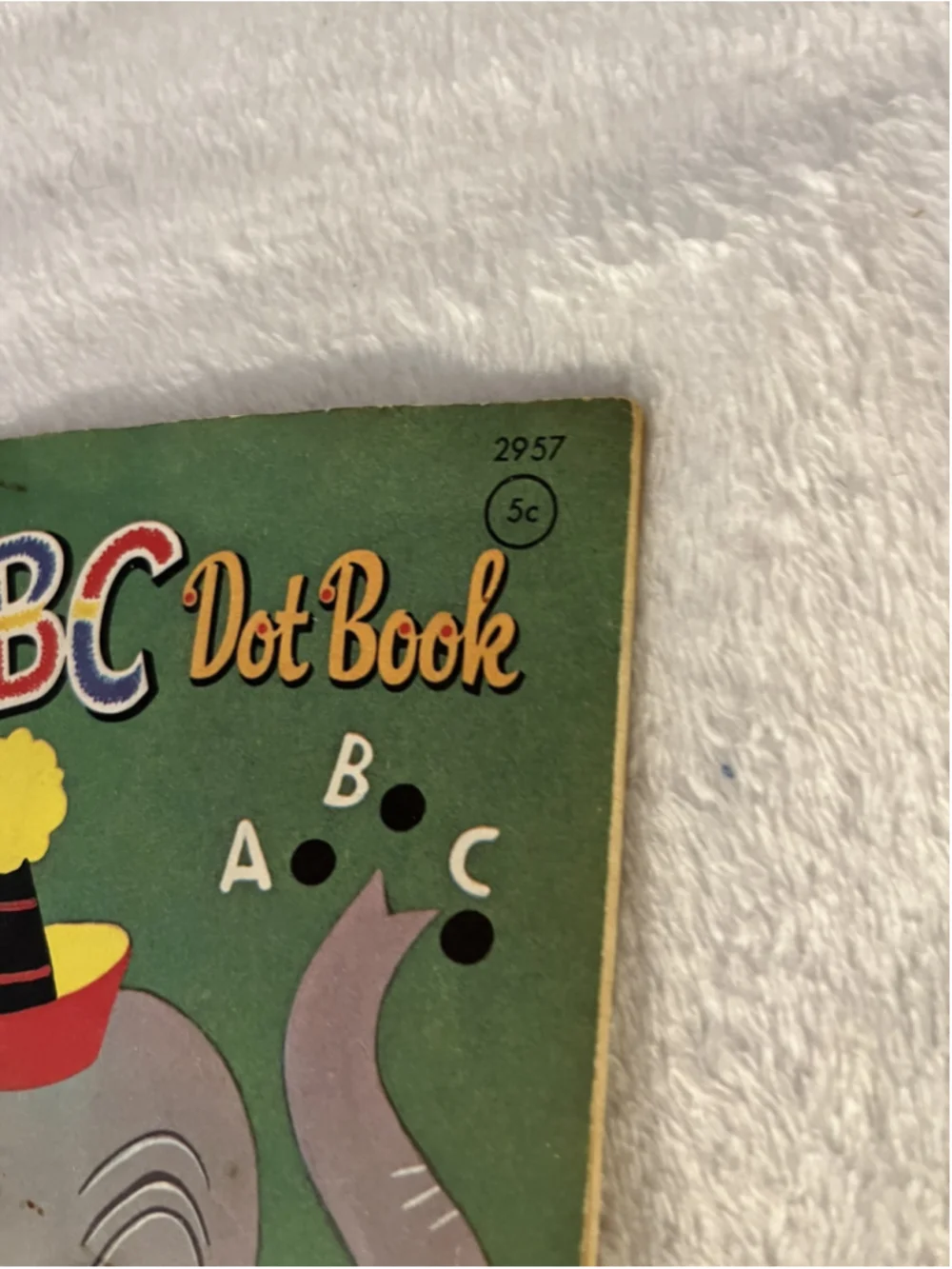 Vintage 60’s Whitman Dot To Dot Activity Book WORN SOME AREAS HTF ELEPHANT ONE